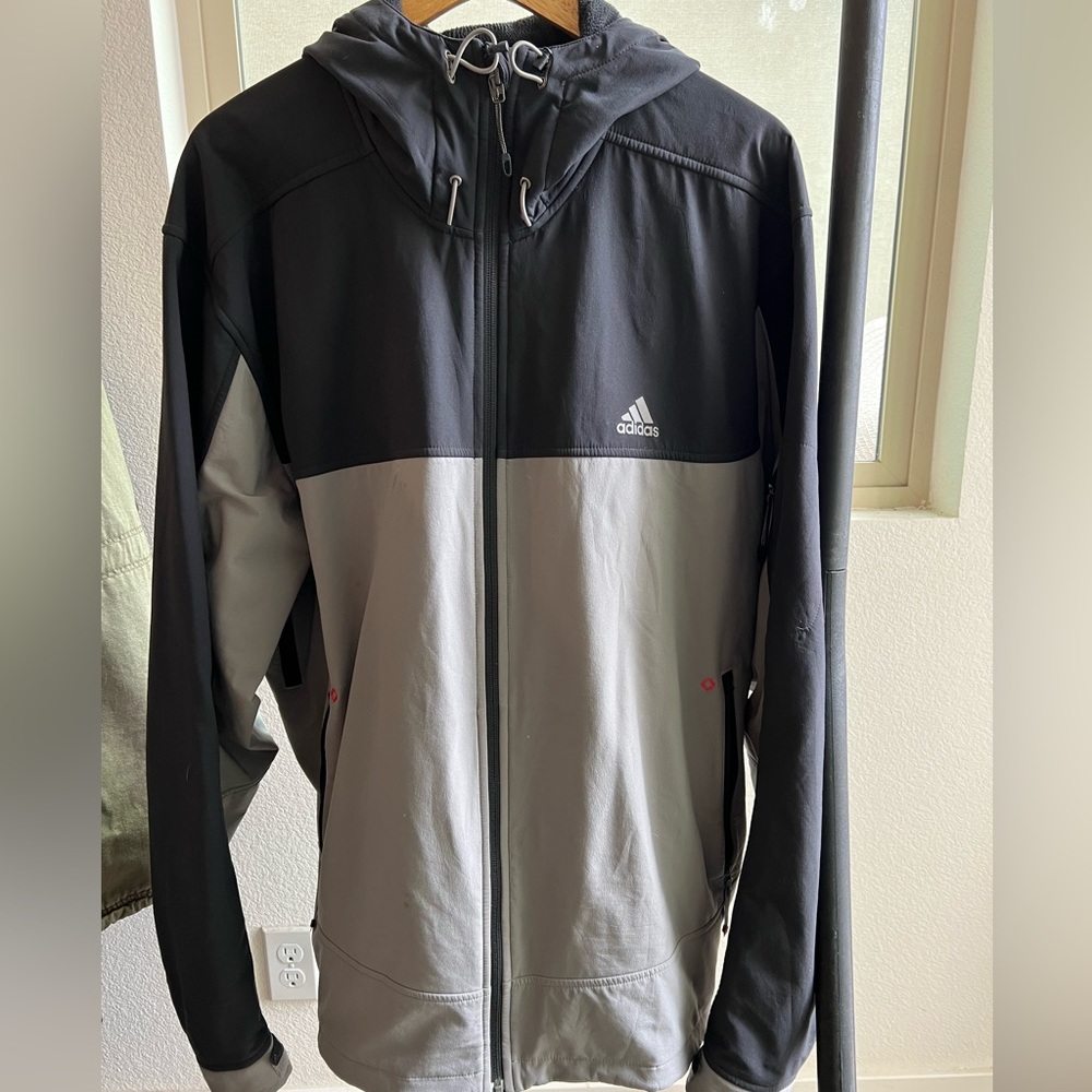 ADIDAS Outdoor Climaproof Zip Up Hooded Jacket